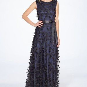 Tahari Applique Evening Gown by Arthur S. Levine